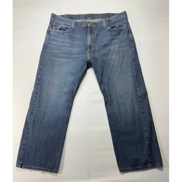 Levi's 569 Men's Loose Straight Fit Blue Denim Jeans - Size 41x29 - Picture 1 of 9